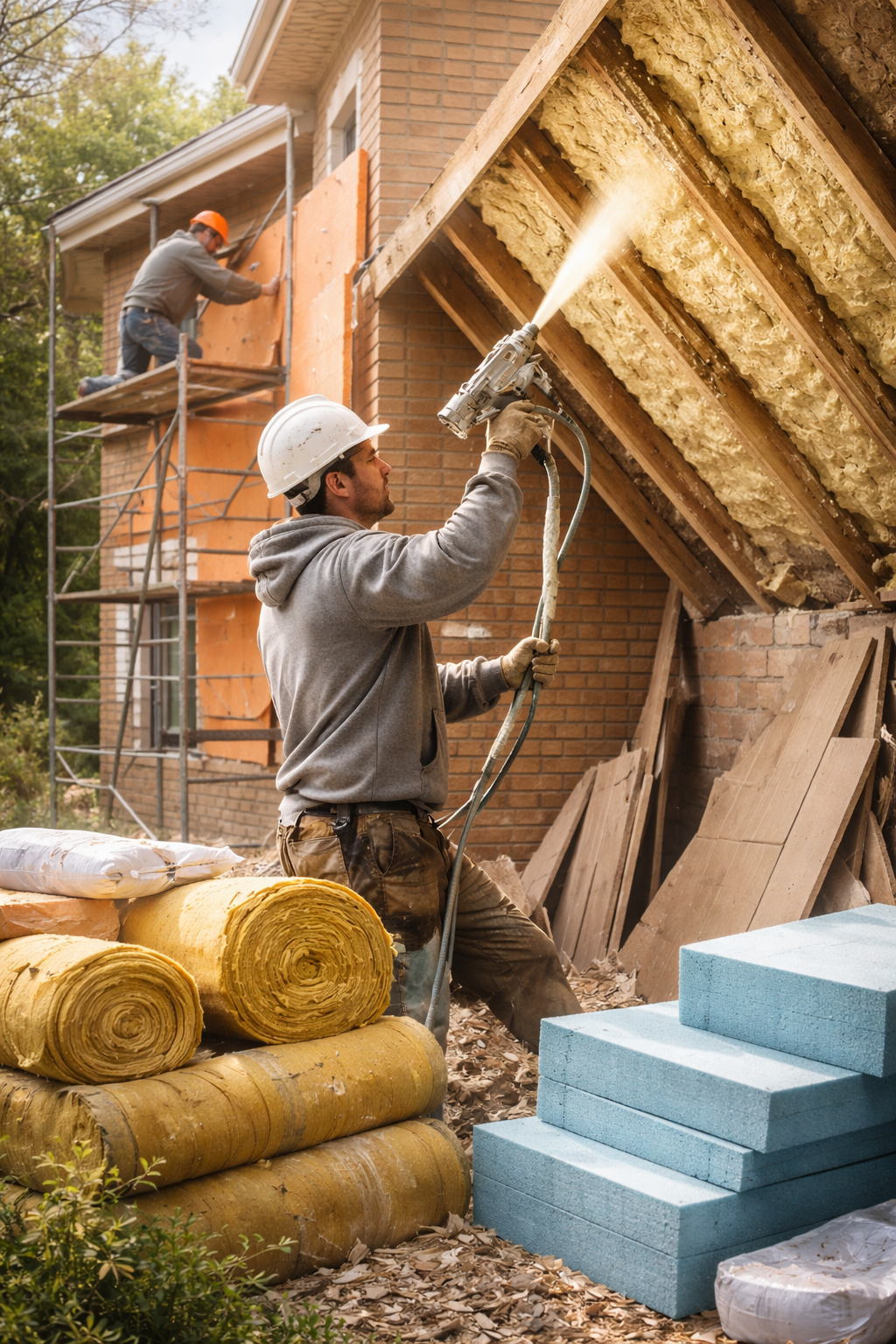 Утепление домов в Стрежевом под ключ от 4282 руб/м2 | Профессионально — ТепломастерСтж
