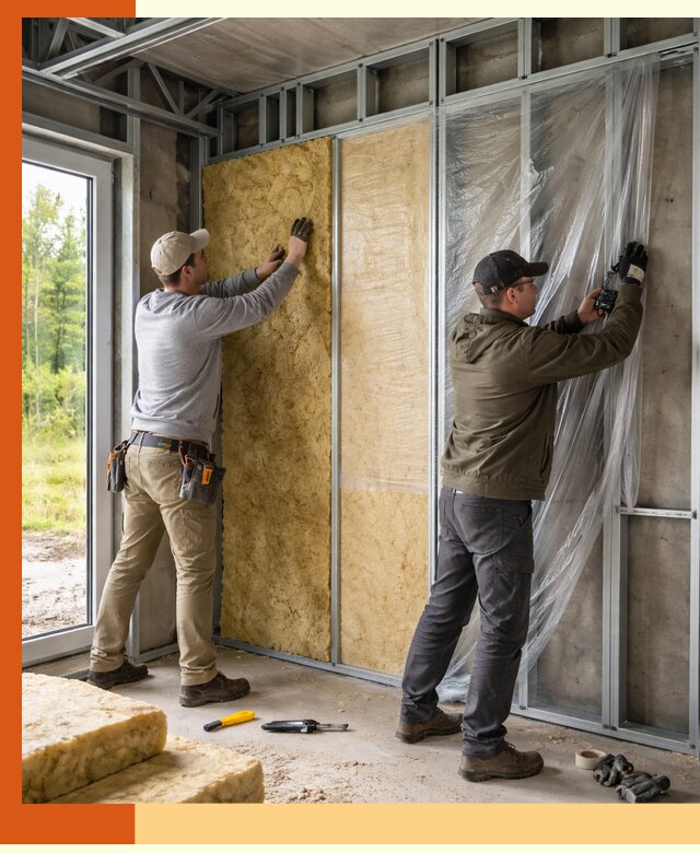 Утепление дома из ЛСТК в Стрежевом с гарантией качества и эффективности